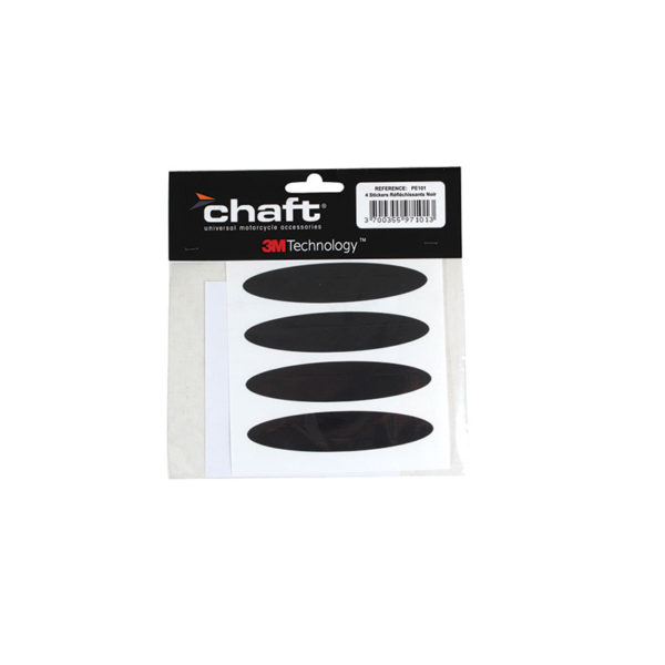 Chaft Stickers réfléchissants pour casque noir