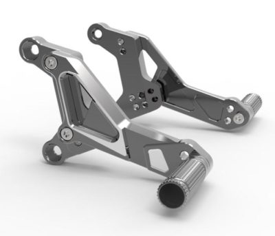Repose-pieds réglables pour Super SOCO Titanium
