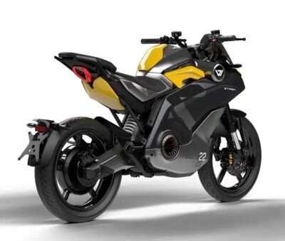 VMoto Stash jaune derriere